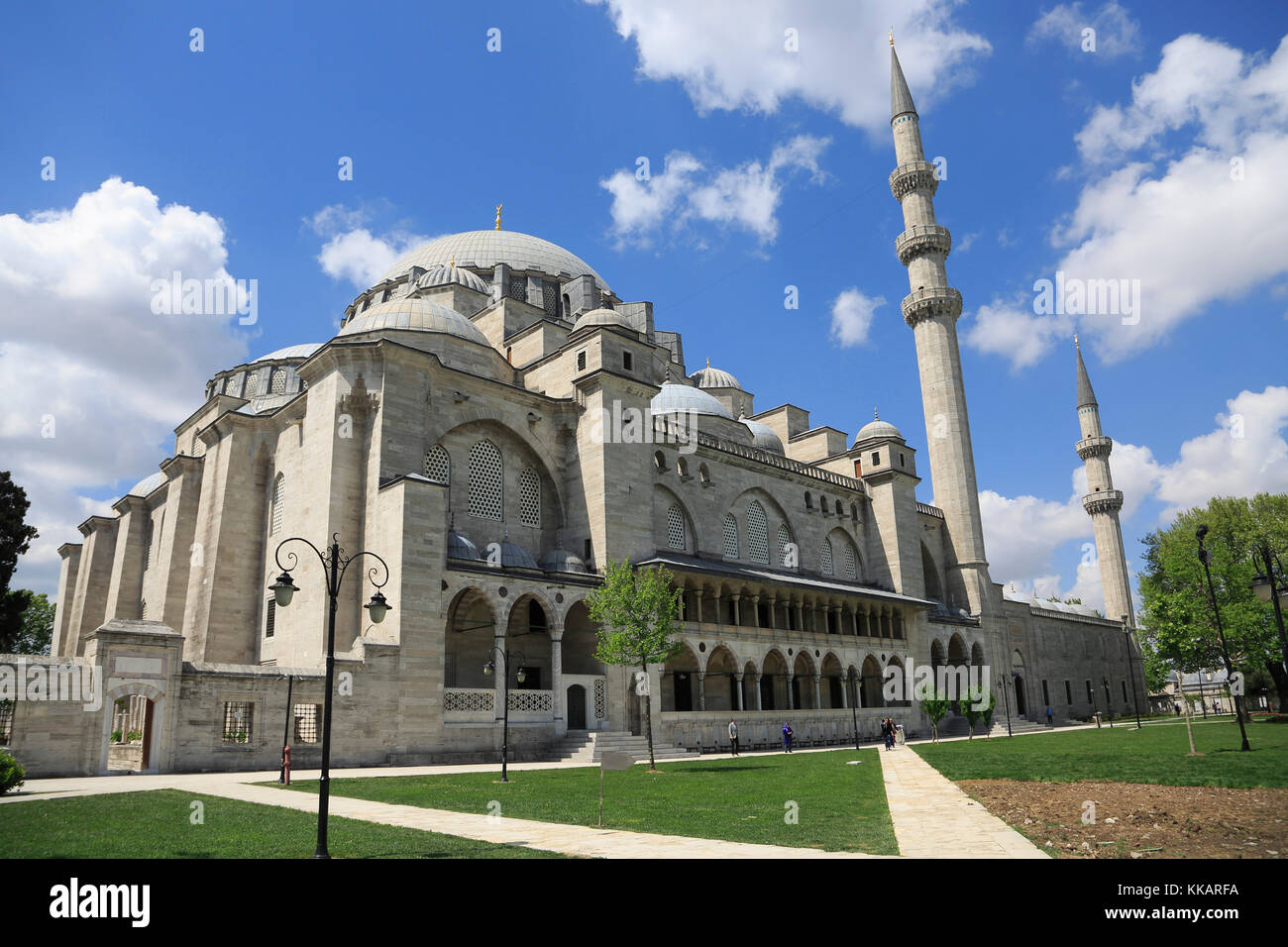 La Mezquita Suleymaniye, Sitio del Patrimonio Mundial de la UNESCO, en Estambul, Turquía, Europa Foto de stock