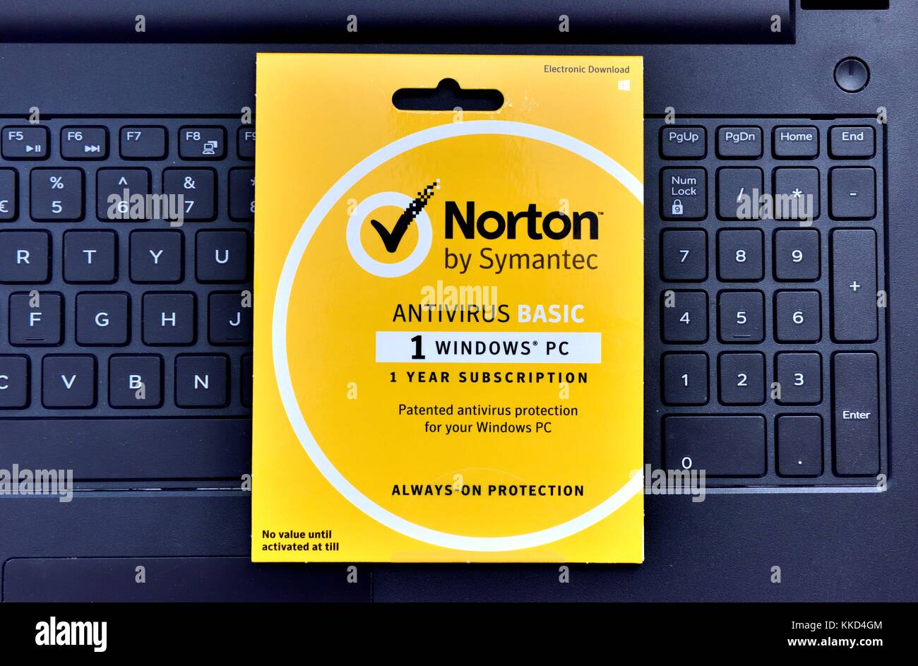 Norton antivirus descargar pack básico Foto de stock