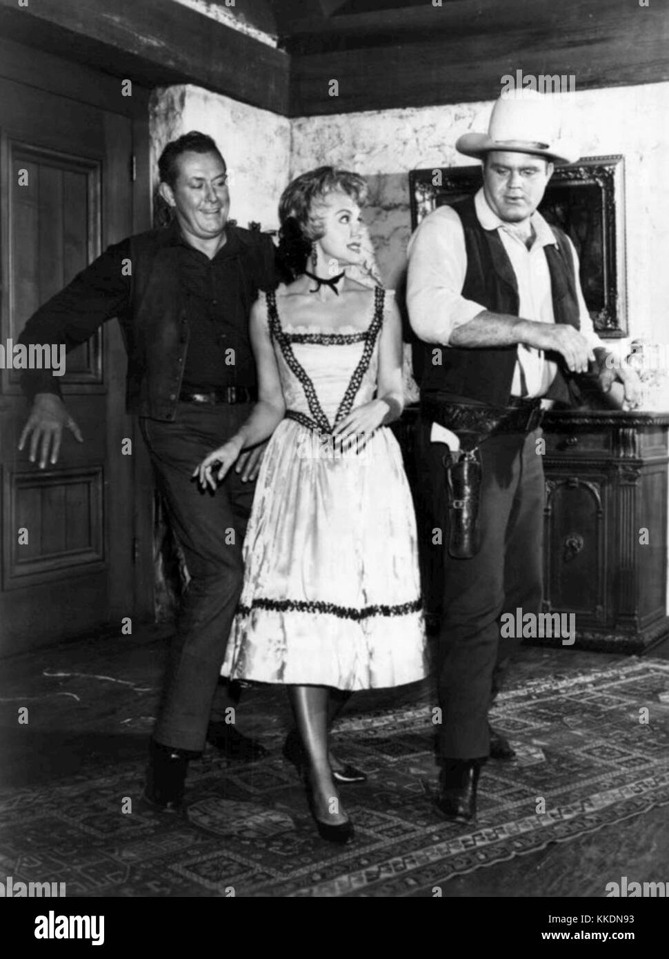 Vaughn Monroe Susie Scott Dan Blocker Bonanza 1962 Fotografía de stock