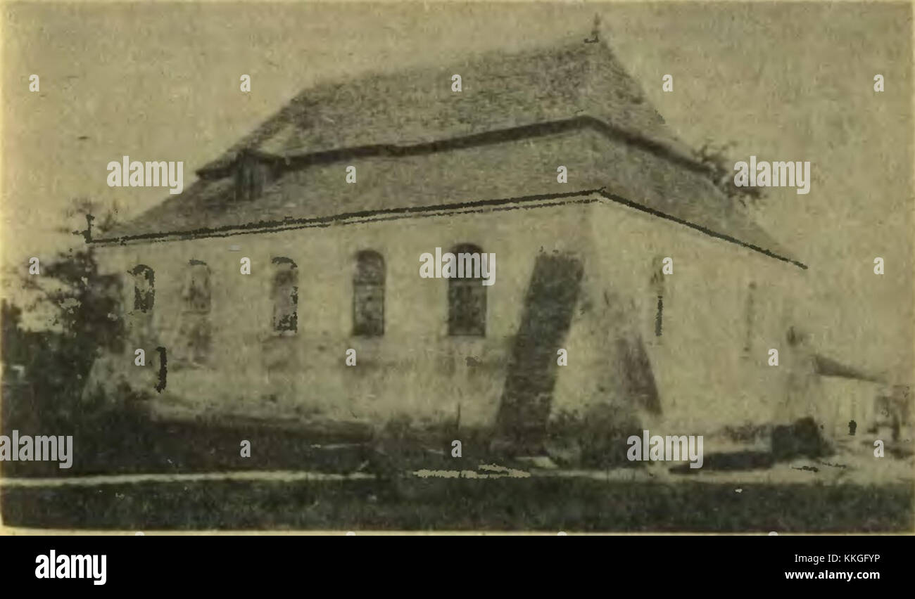 Sinagoga w Zwoleniu-Sinagoga en Zwolen Foto de stock