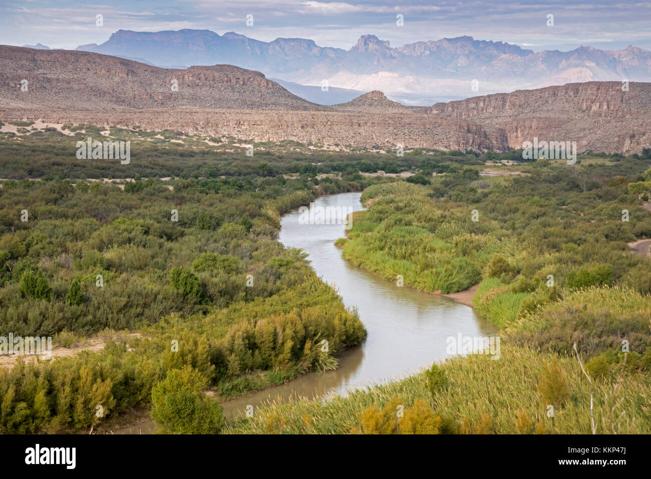 El Parque Nacional de Big Bend, Texas El Río Grande (Río Bravo del