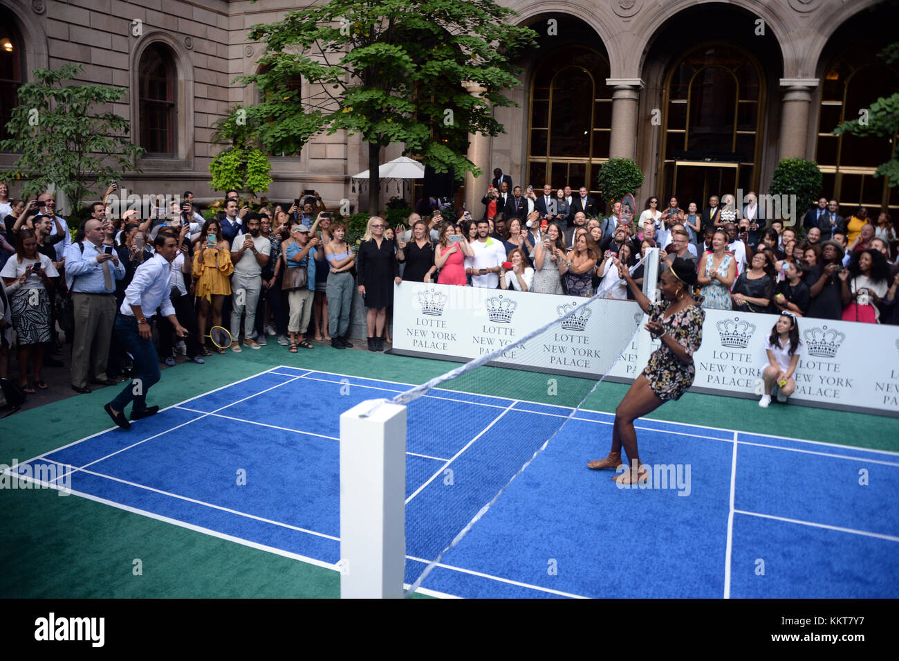 New York, NY - 24 de agosto: Rafael Nadal, Nick kyrgios, Eugenie