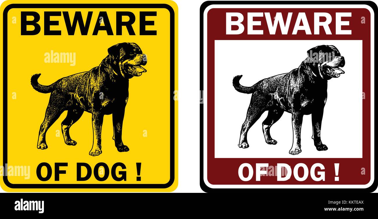 Señal Cuidado con el perro
