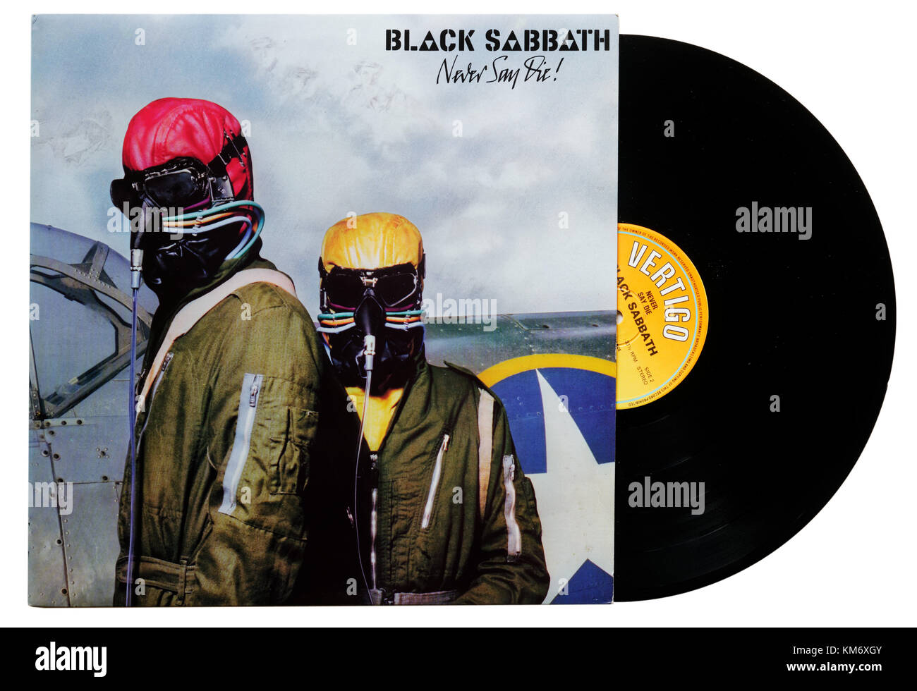 Black Sabbath álbum Never say die Foto de stock