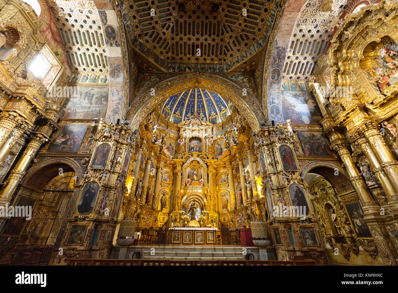 Iglesia Y Convento De San Francisco San Francisco El Interior Old Town Quito Ecuador