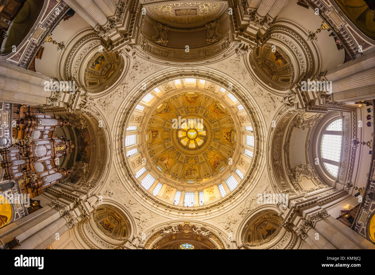 Dome interieur, cúpula, Berlín, Alemania Foto de stock