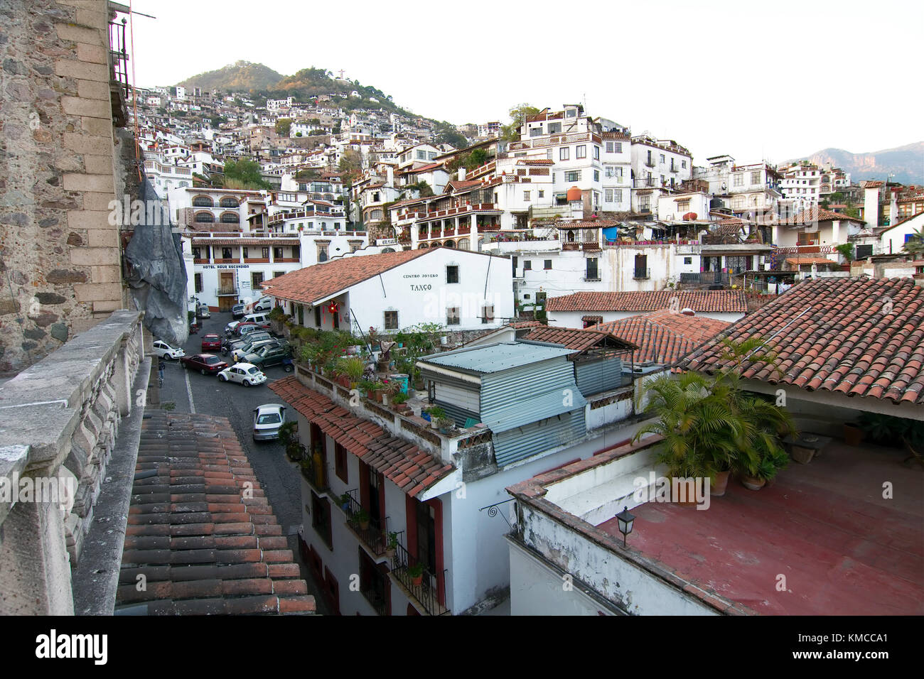 Taxco, Guerrero, México 2017 Vista panorámica del centro histórico