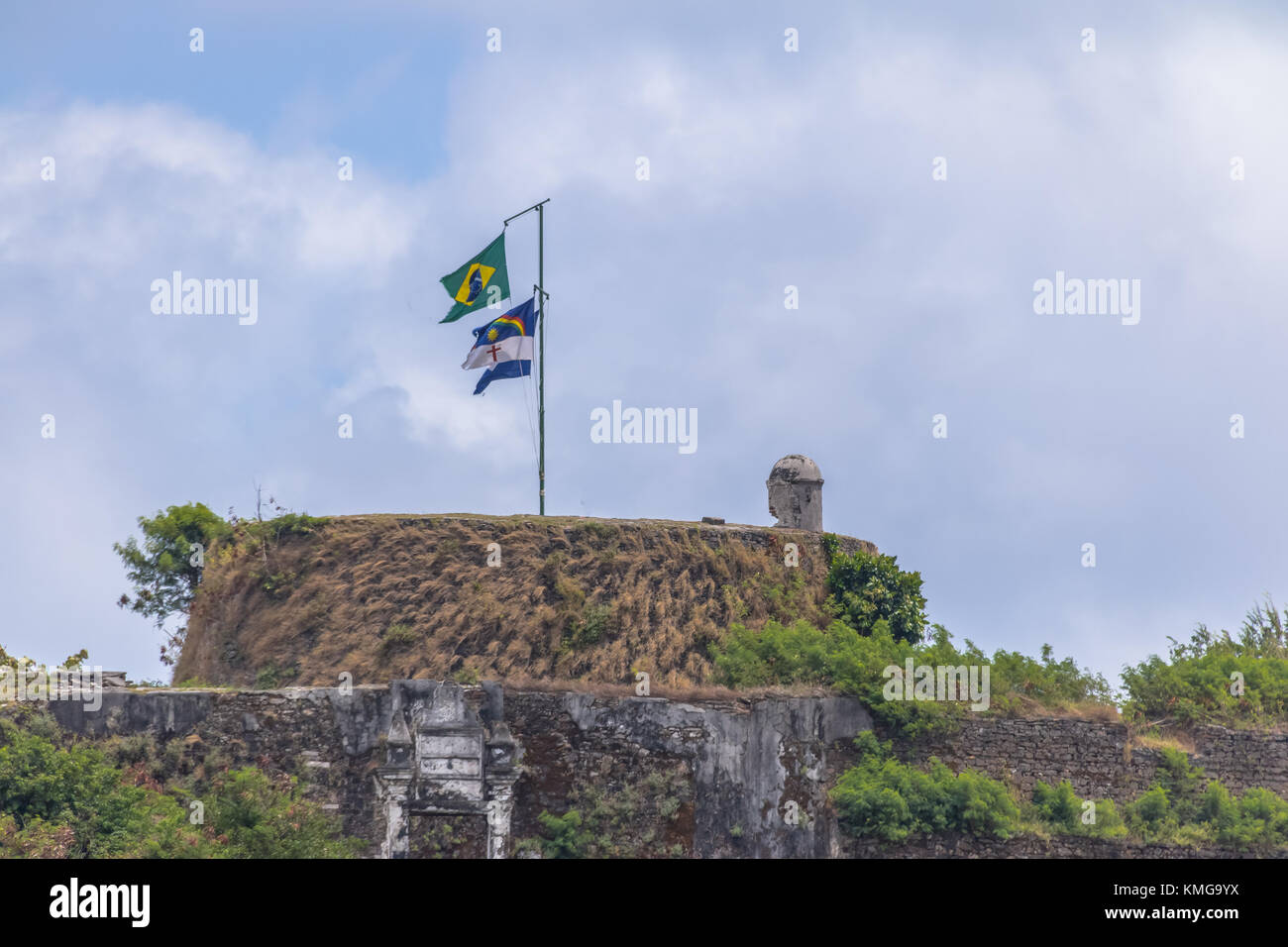 Nossa Senhora dos Remedios Fortress - Fernando de Noronha, Pernambuco, Brasil Foto de stock