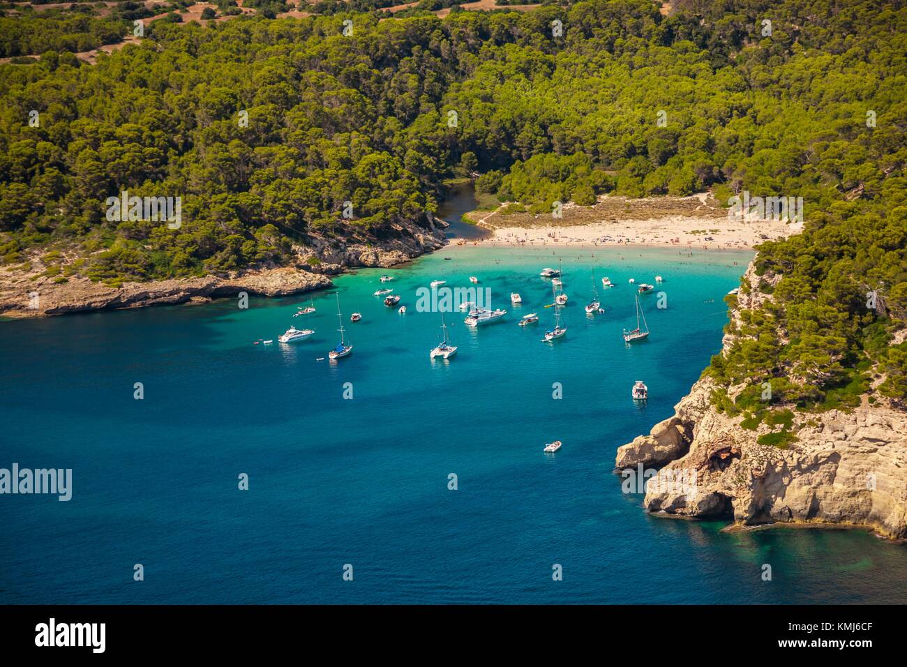 Cala trebaluger minorca fotografías e imágenes de alta resolución - Alamy