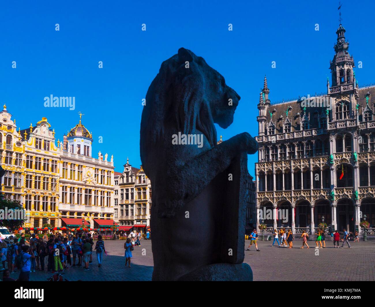 Bélgica, Bruselas, ''Maison du Roi'' en la Grand Place. Foto de stock