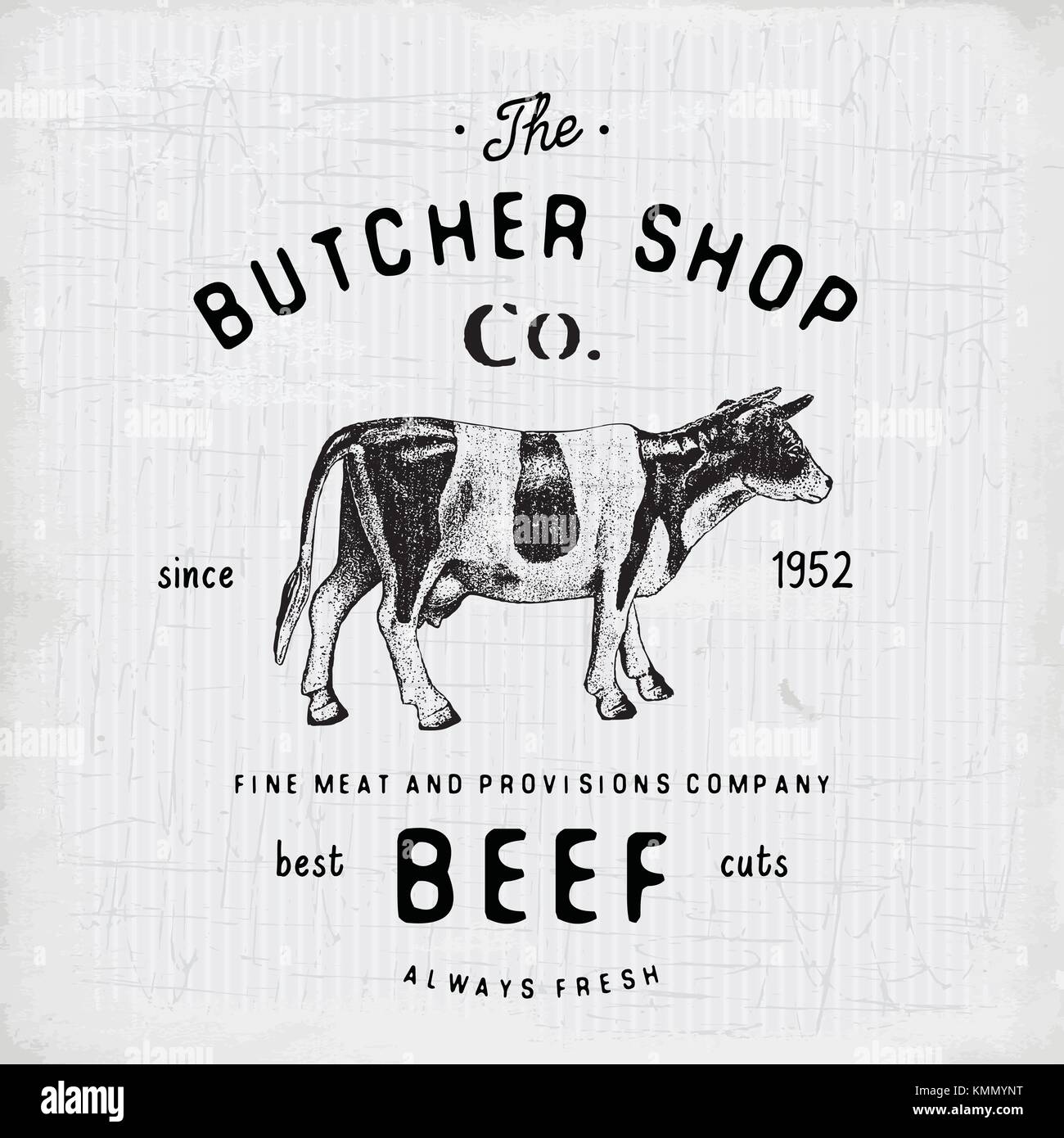 Butcher Shop Vintage Emblema De Productos Carnicos Carne De Carniceria Plantilla Logo Estilo Retro Vintage Diseno De Logotipo Etiqueta Logotipo Y Diseno De Marca Vector Imagen Vector De Stock Alamy