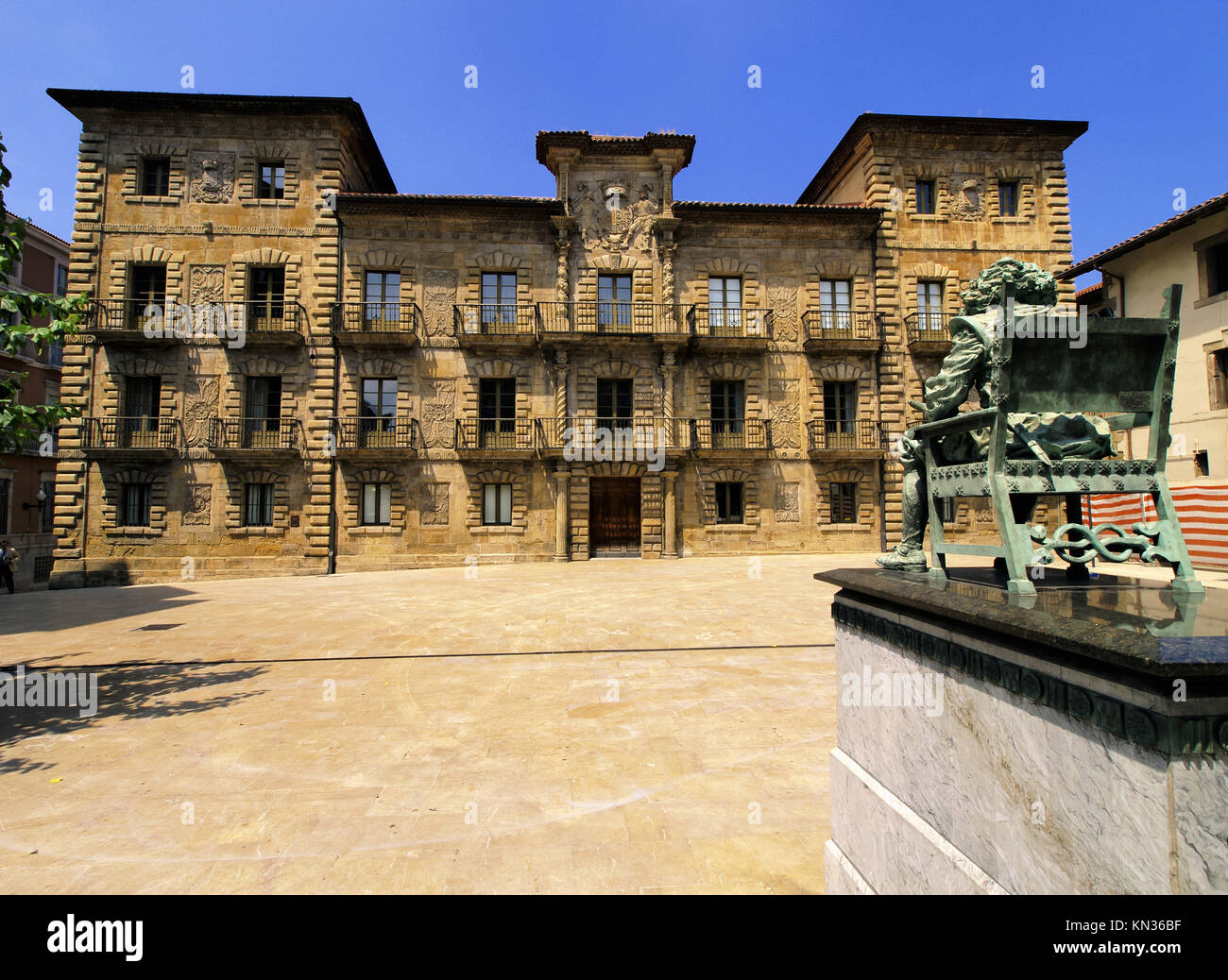 Palacio de Camposagrado en Avilés, Asturias, España Fotografía de stock