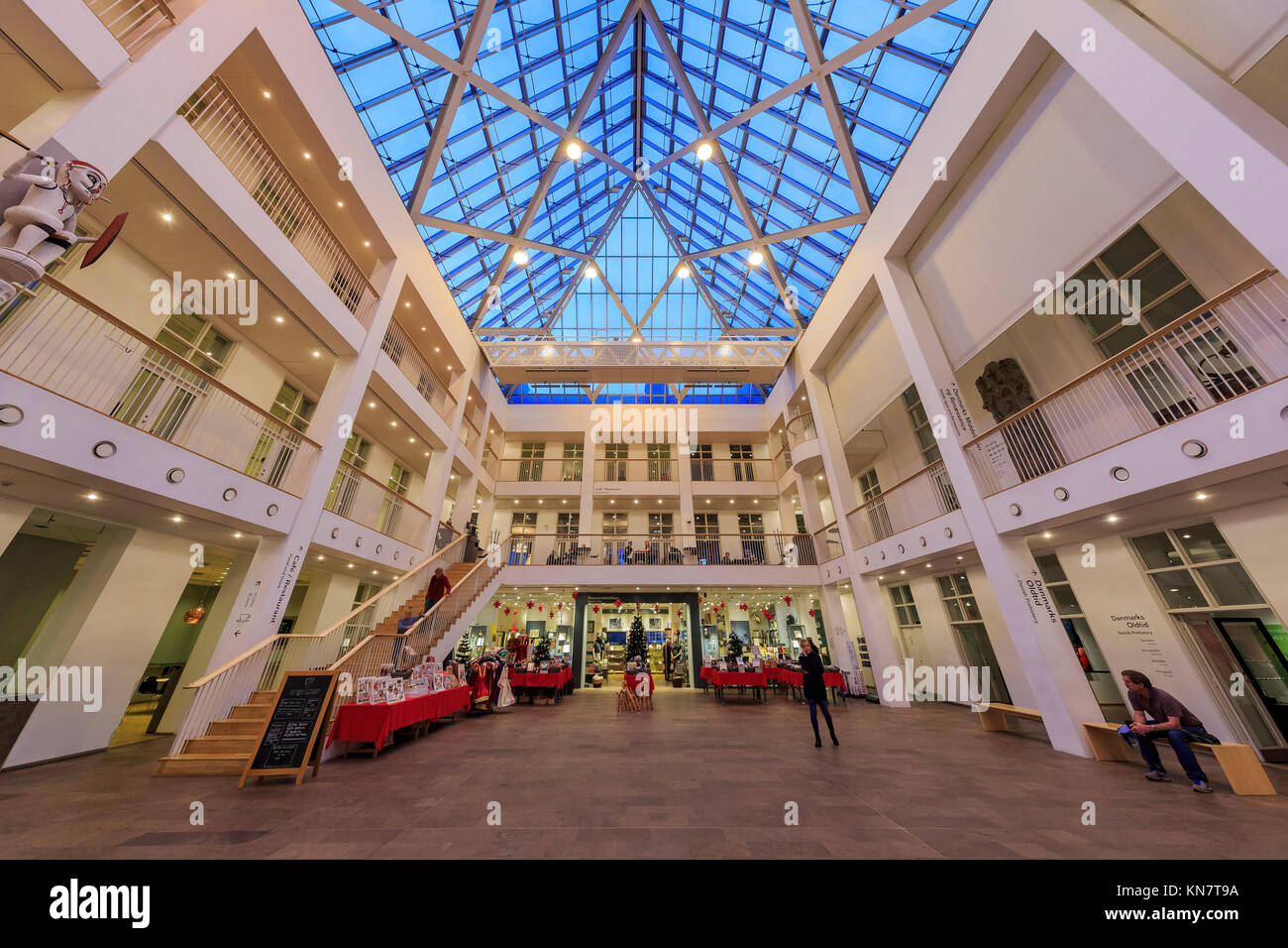 Copenhague, 20 de noviembre: Vista del interior del Museo Nacional el 19 de noviembre de 2015 en Copenhague, Dinamarca Foto de stock
