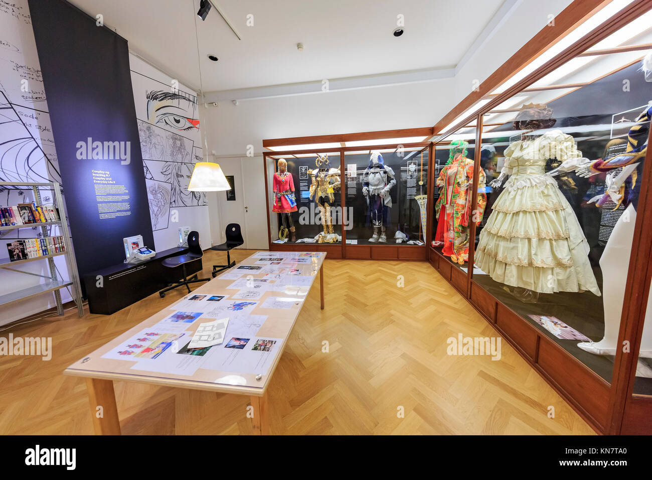 Copenhague, 20 de noviembre: Vista del interior del Museo Nacional el 19 de noviembre de 2015 en Copenhague, Dinamarca Foto de stock