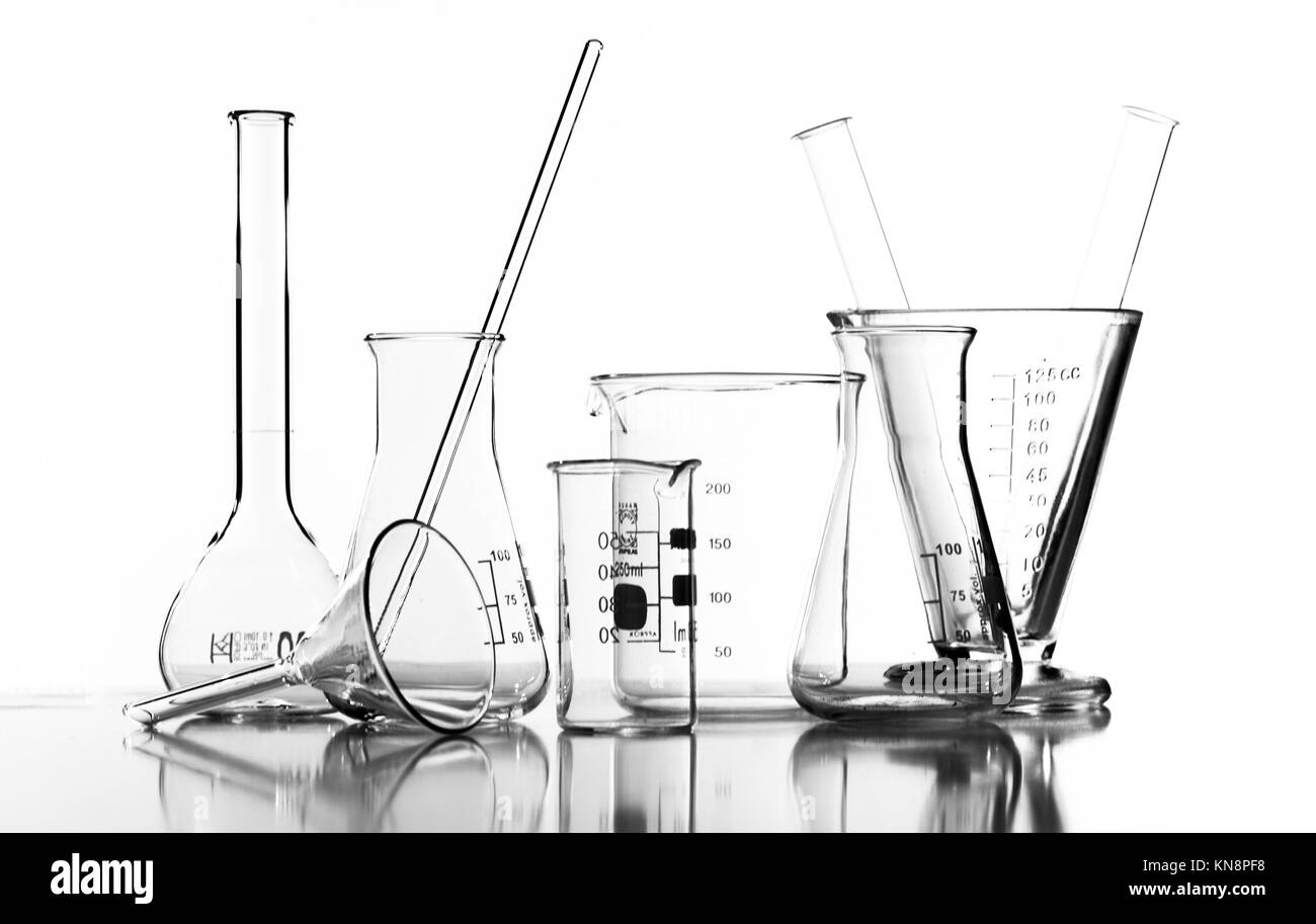 La química, la Ciencia, laboratorio, tubo de ensayo, equipos de laboratorio,  Studio disparar Fotografía de stock - Alamy