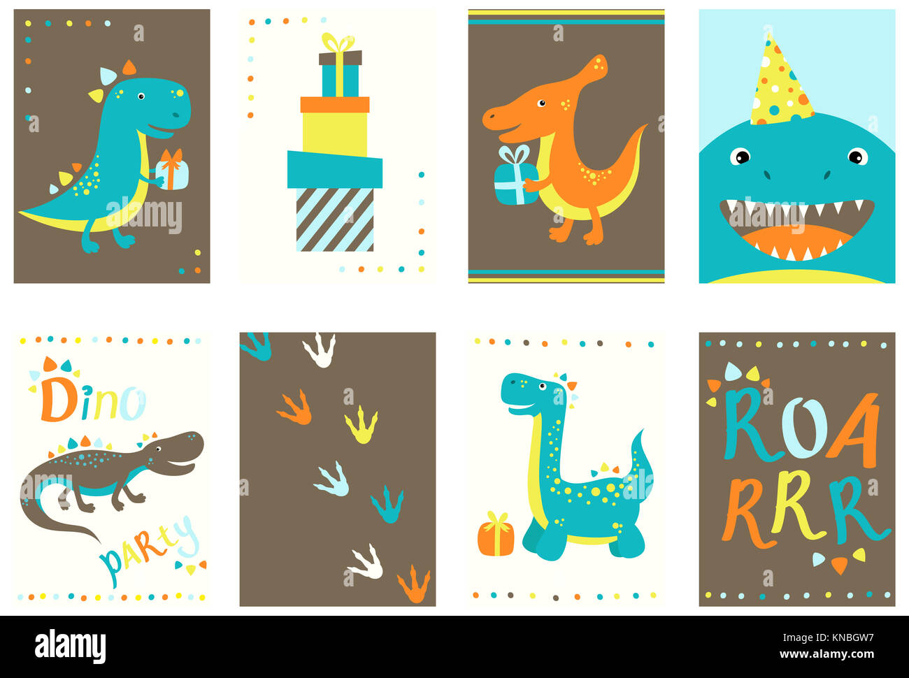 Dinosaur poster feliz cumpleaños fotografías e imágenes de alta resolución  - Alamy