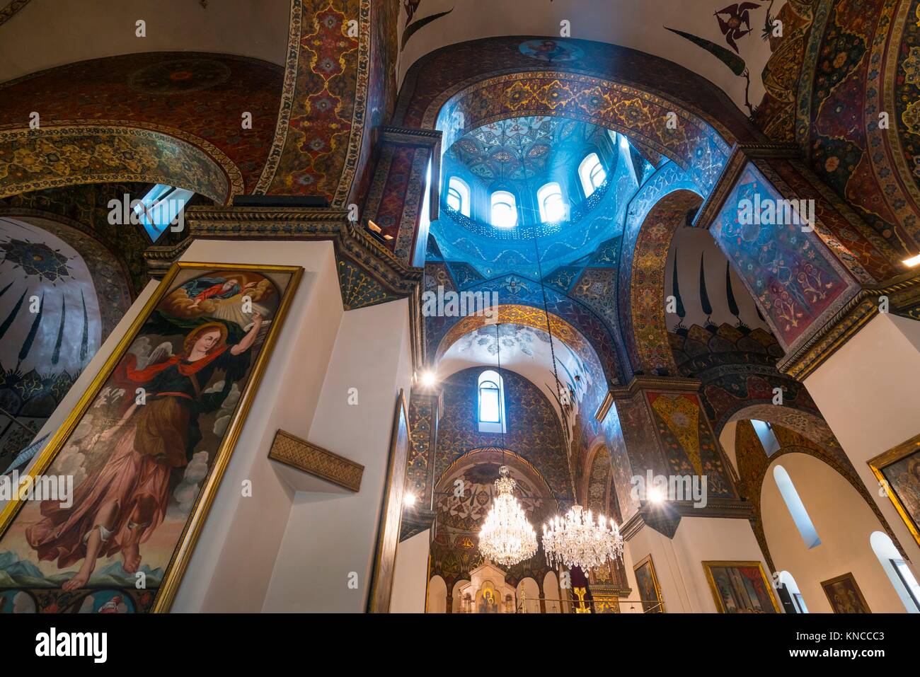 Catedral de Etchmiadzin, Etchmiadzin Ciudad, Provincia de Armavir, Armenia, Oriente Medio. Foto de stock