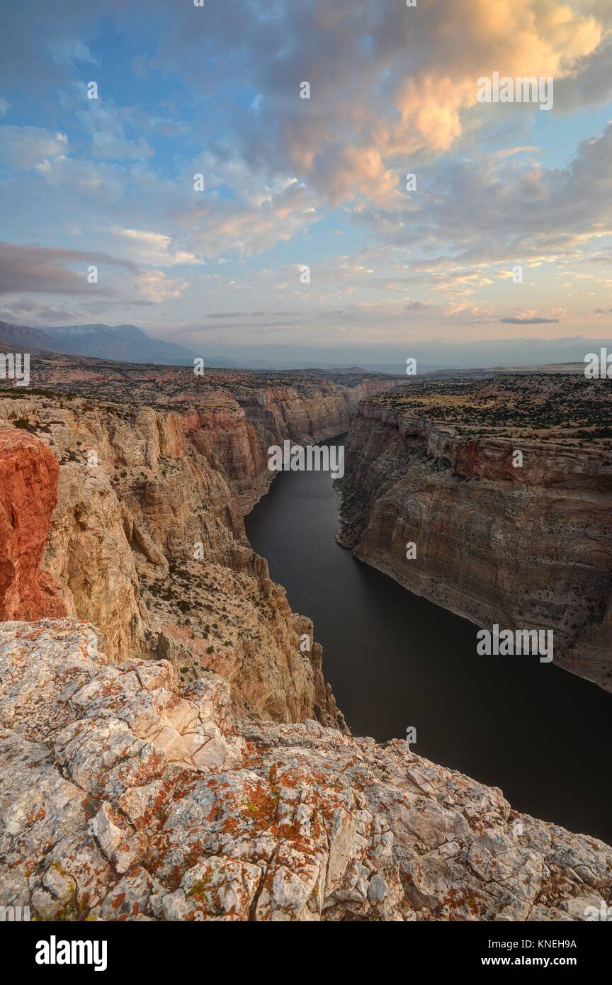 Bighorn River, Área Nacional de Recreación del Cañón Bighorn, Montana, Estados Unidos Foto de stock