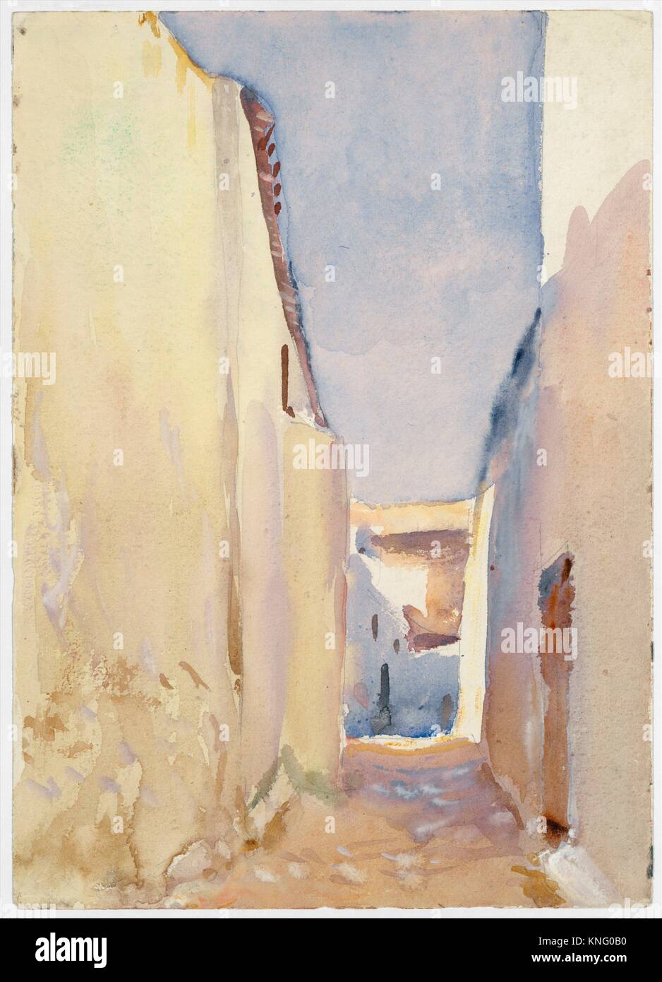 Tánger. Artista John Singer Sargent (American, Florencia Londres 1856