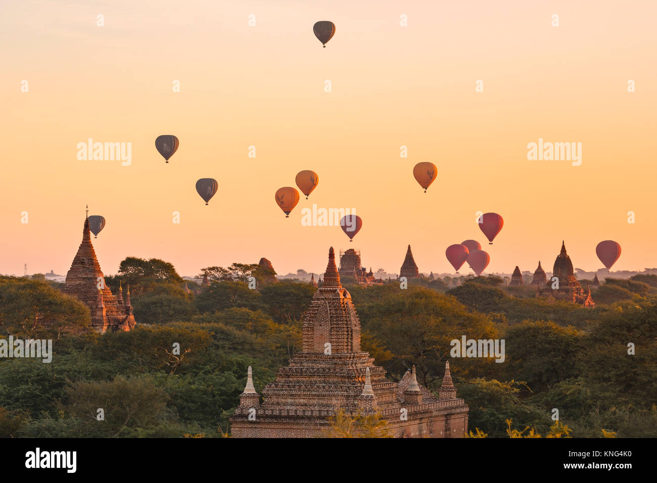 Bagan, Mandalay, Myanmar, Asia Foto de stock