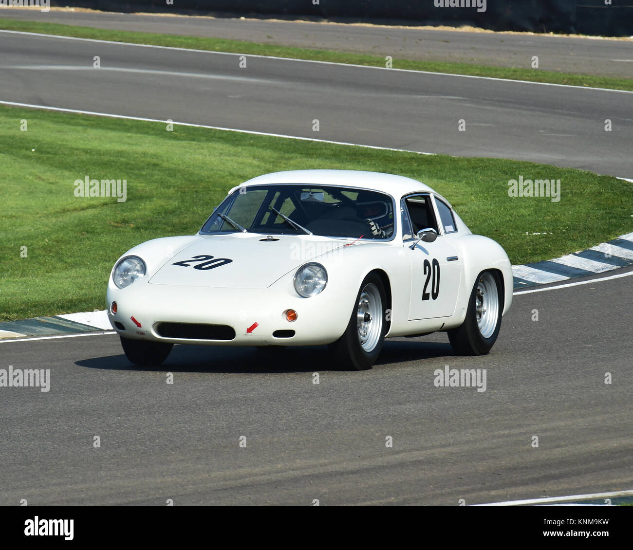 Alex Furiani, Bill Wykeham, Porsche-Abarth Carrera GTL, Moss Trophy, Goodwood 72nd Members Meeting, GRRC, Carreras históricas, deportes de motor, deportes de motor, Foto de stock