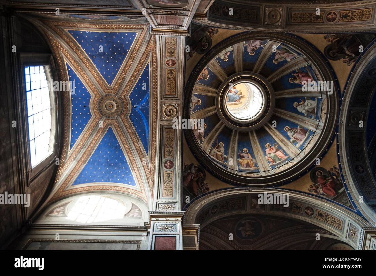 Basílica de Sant'Agostino, Roma, Italia Fotografía de stock Alamy