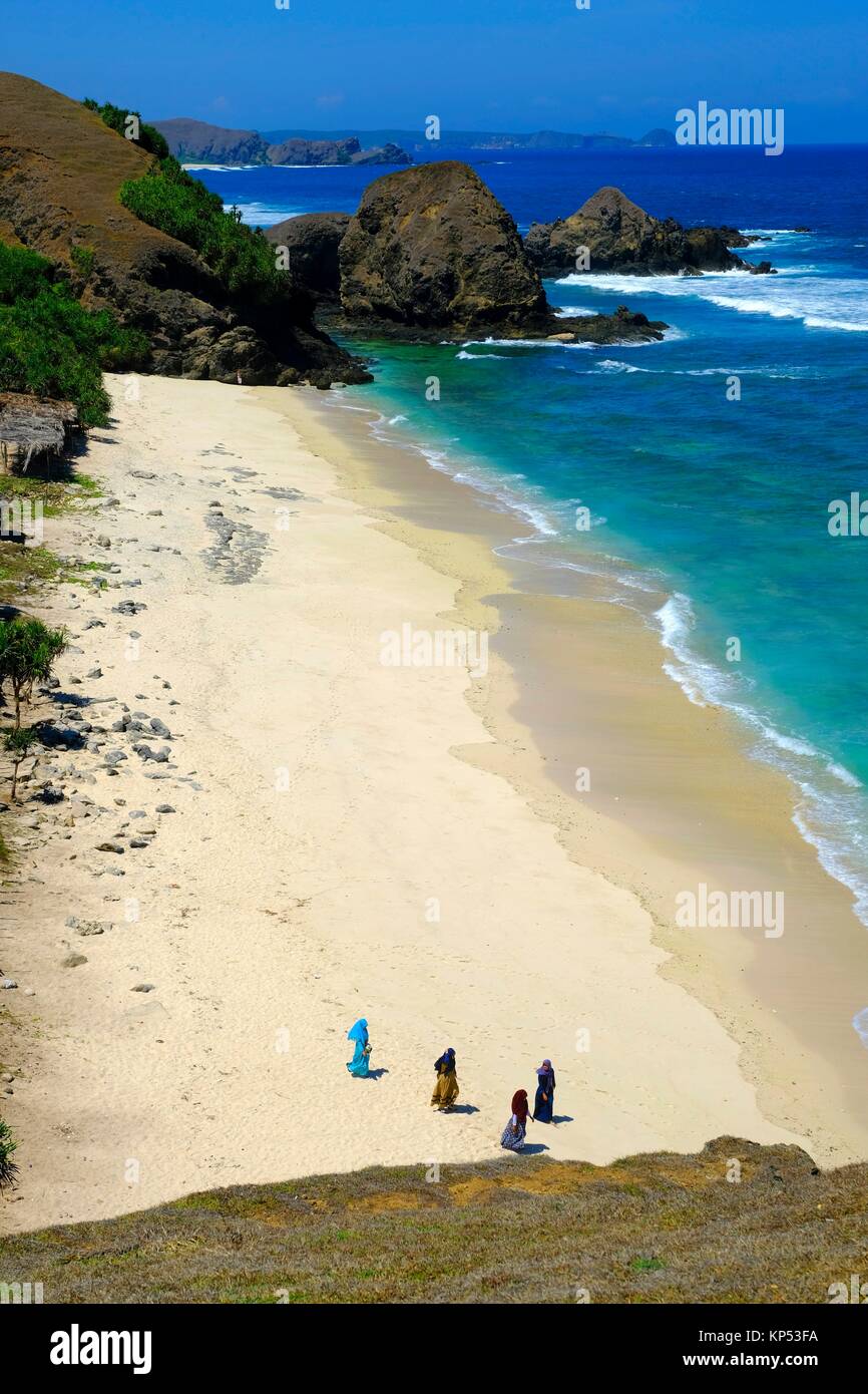 La isla de Lombok, Indonesia, el sudeste de Asia. Foto de stock