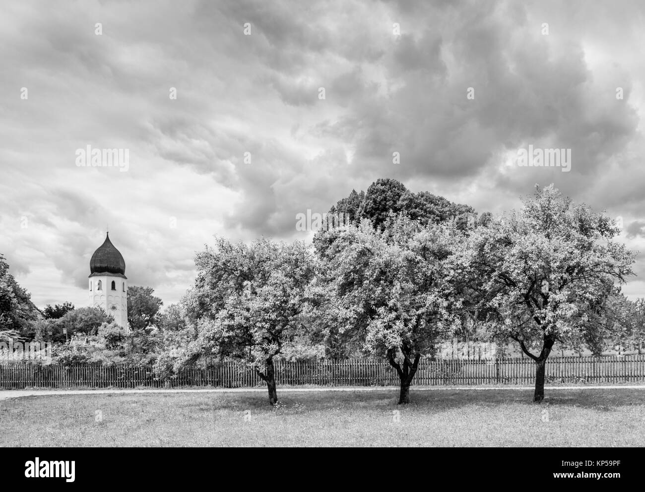 Abbey frauenwoerth,frauenchiemsee,chiemgau,bayern,alemania Foto de stock