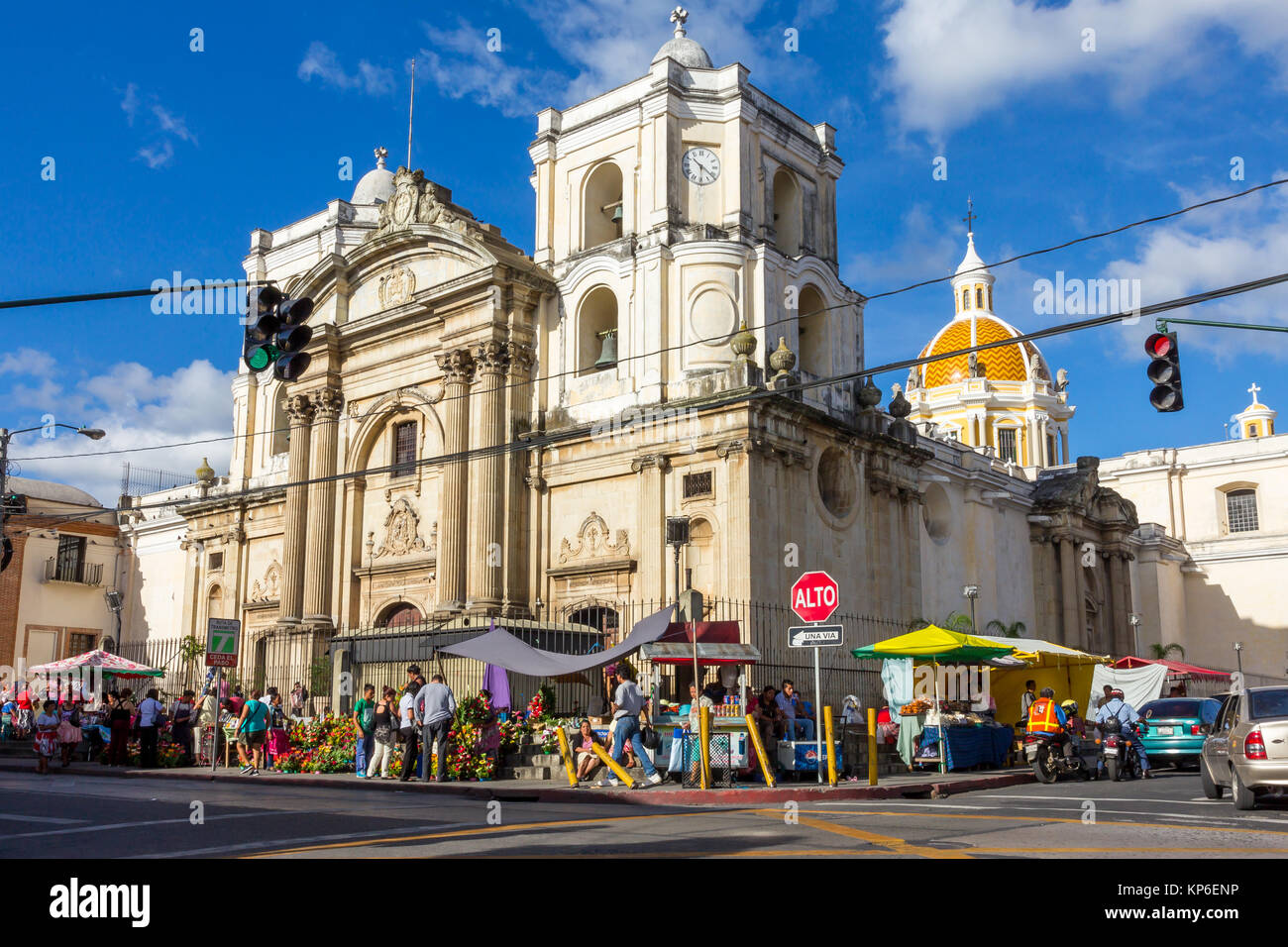 La iglesia La Merced | Ciudad de Guatemala | Guatemala Foto de stock
