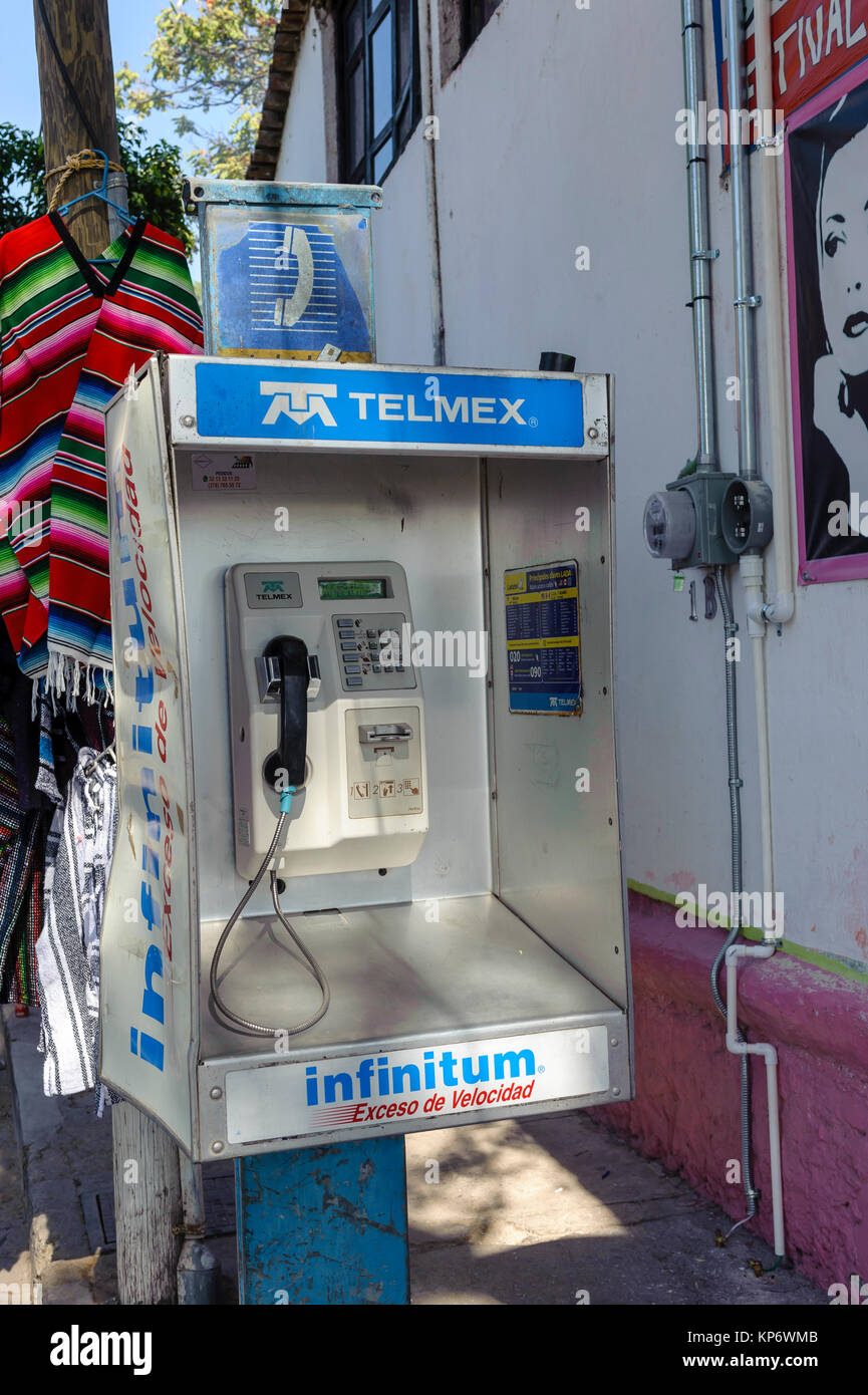Telefono Telmex Ajijic Jalisco Mexico Fotografia De Stock Alamy