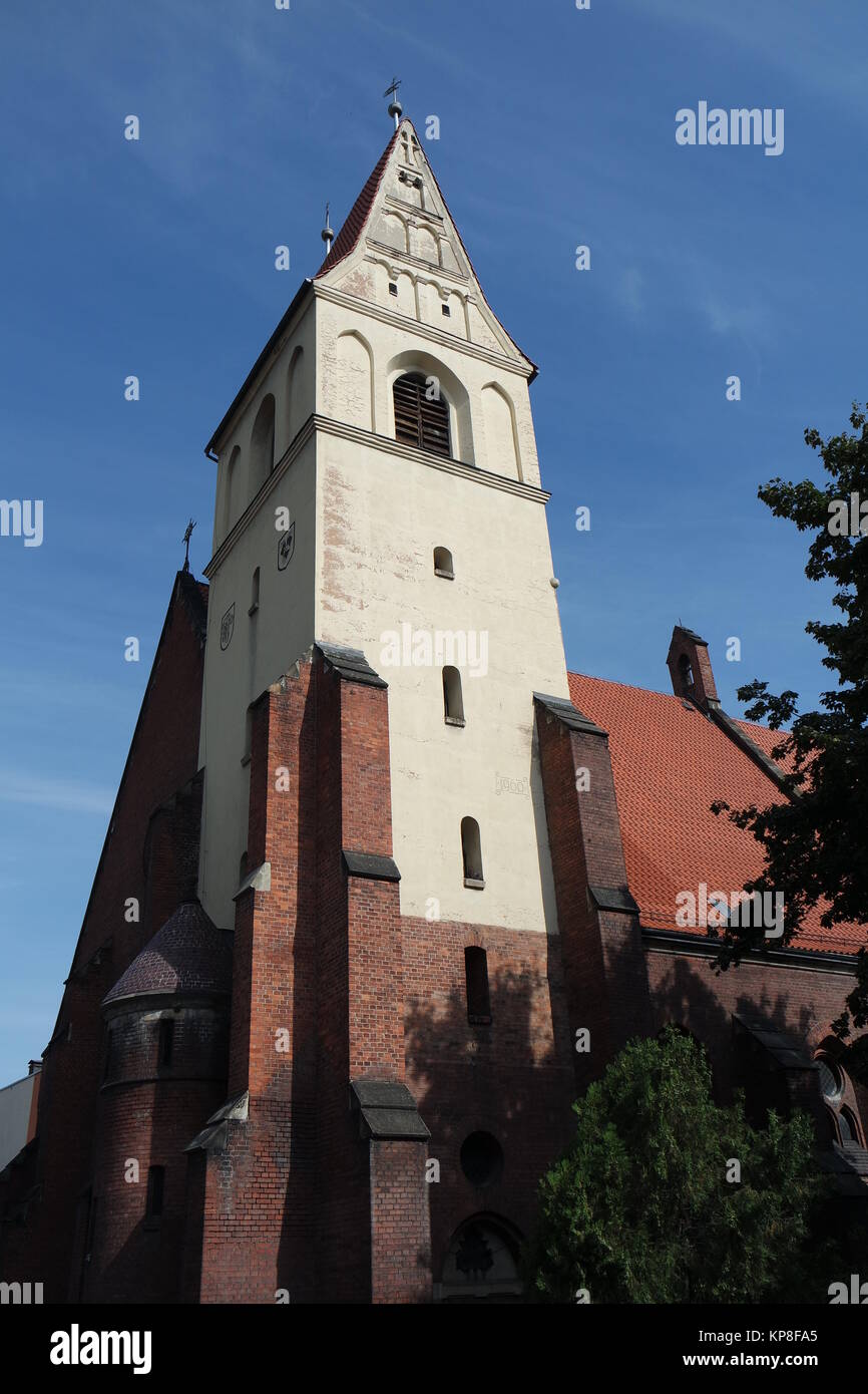 La iglesia de San Segismundo y santa Eduvigis de Silesia,cosel Foto de stock