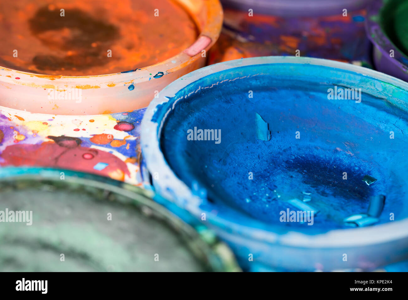Paleta de Colores de agua Fotografía de stock - Alamy