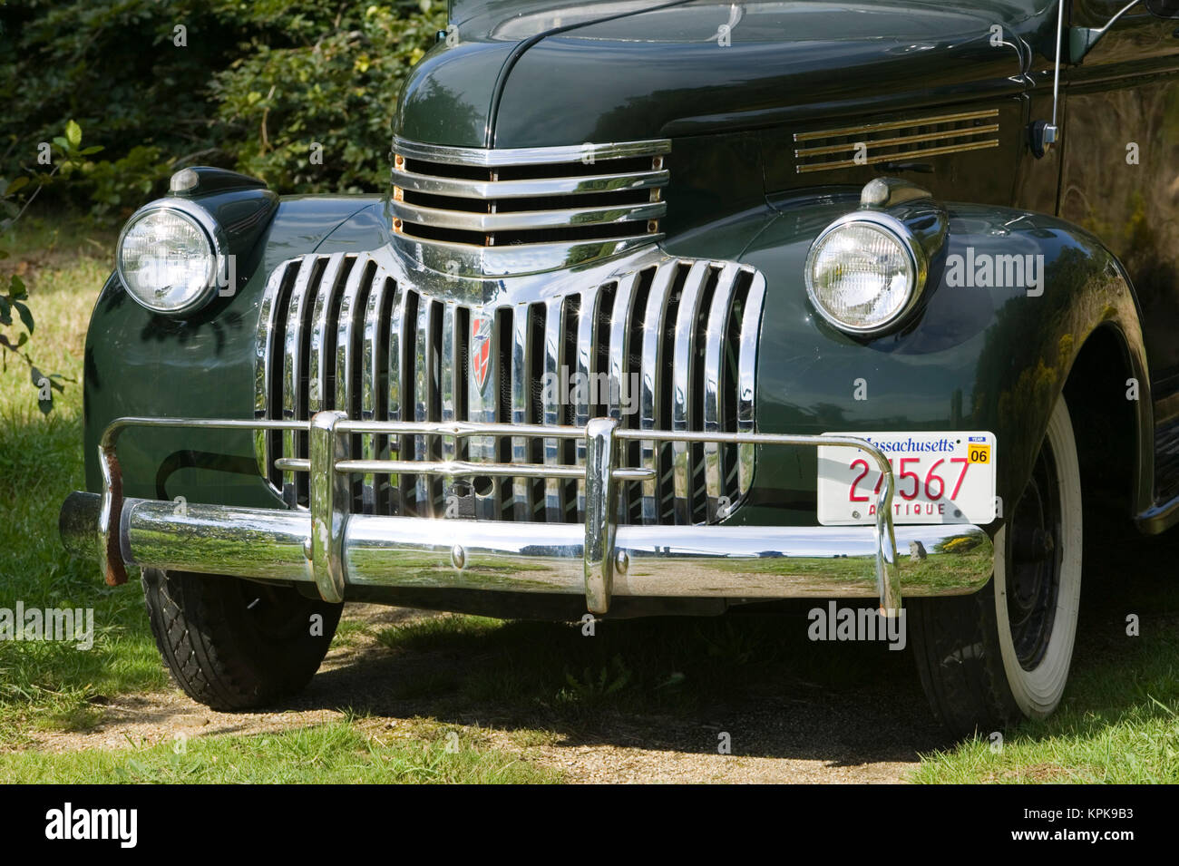 Estados Unidos, Massachusetts, Martha's Vineyard: West Tisbury, 1930 Camioneta Cheverolet Foto de stock