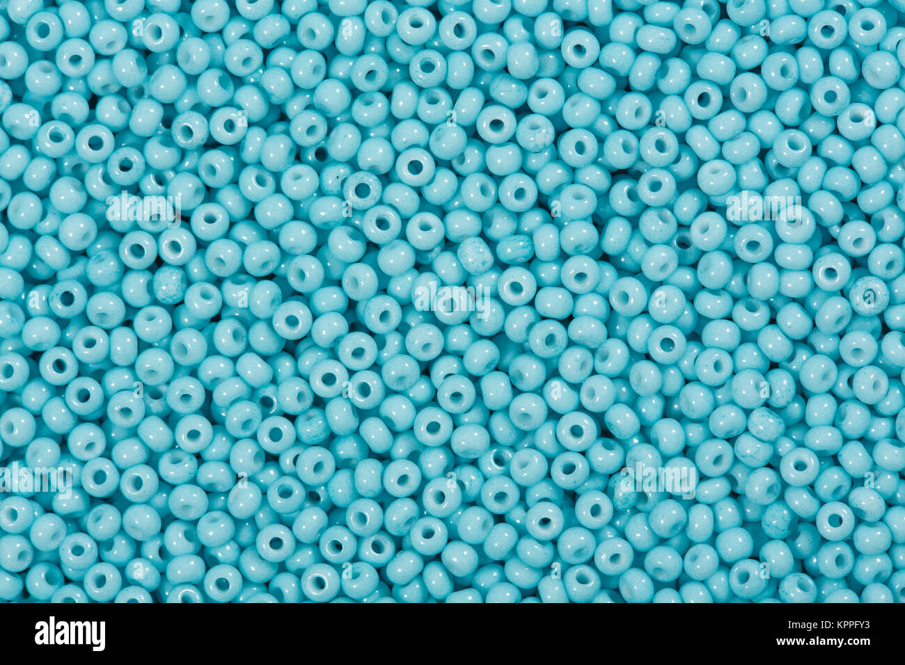 Fondo de mar blue seed beads. Foto de stock