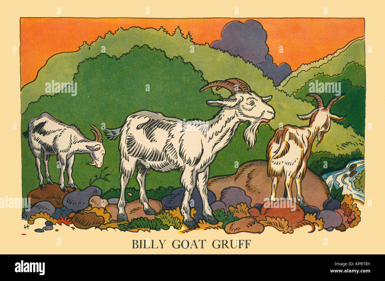 Billy Goat Gruff Foto de stock