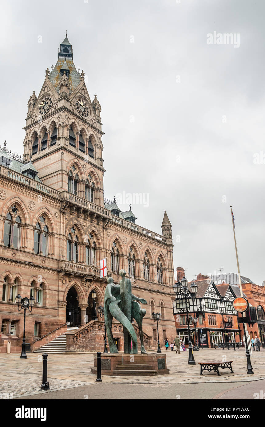 Chester Town Hall, Cheshire, Inglaterra, Reino Unido Foto de stock