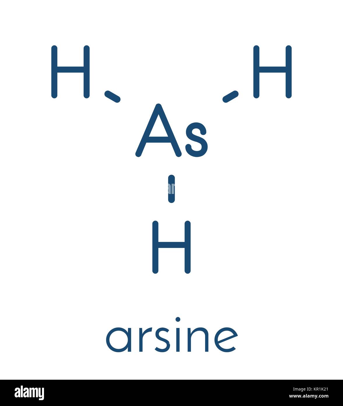Molécula de arsina. Compuestos de arsénico