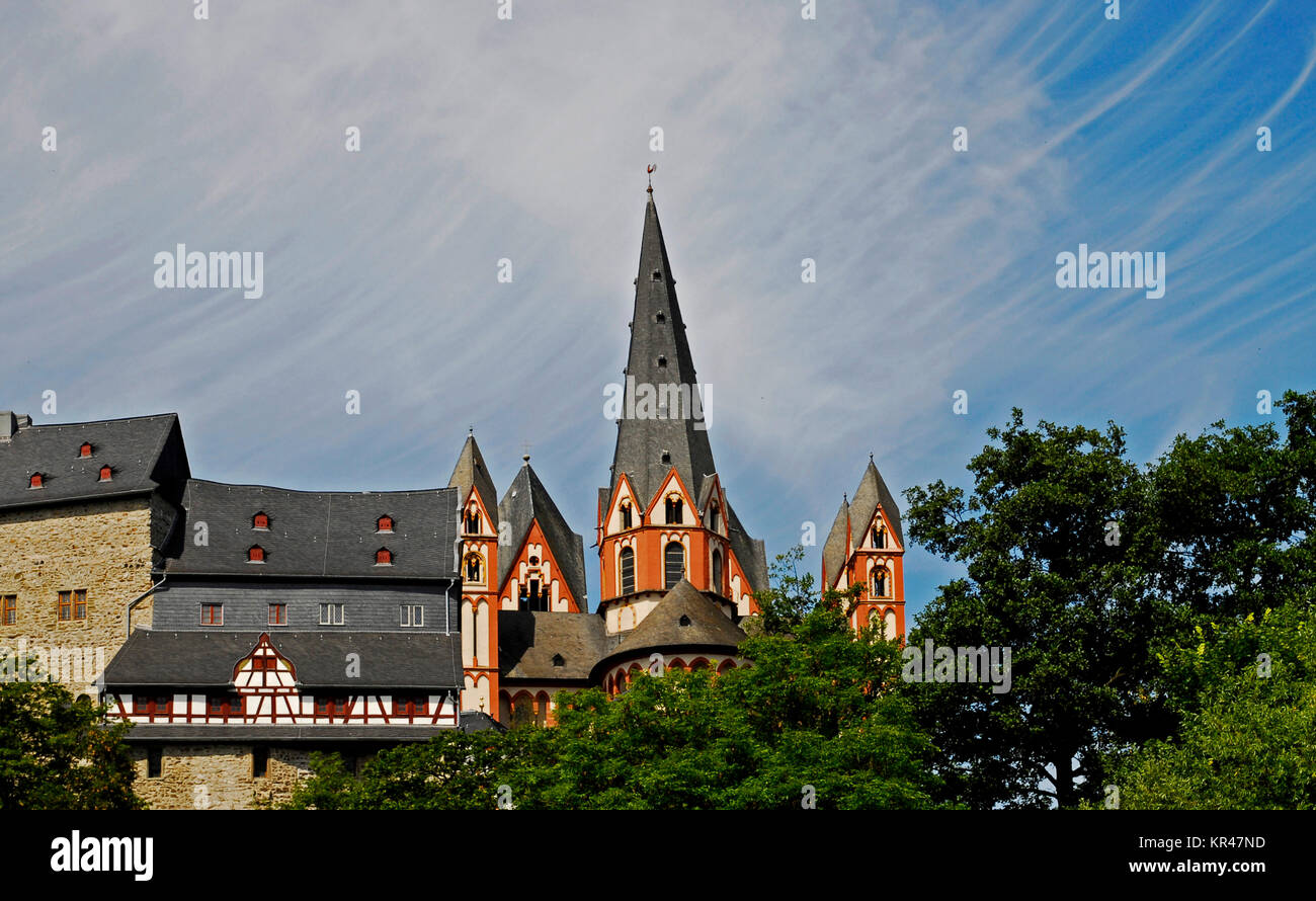 La catedral de Limburgo Foto de stock