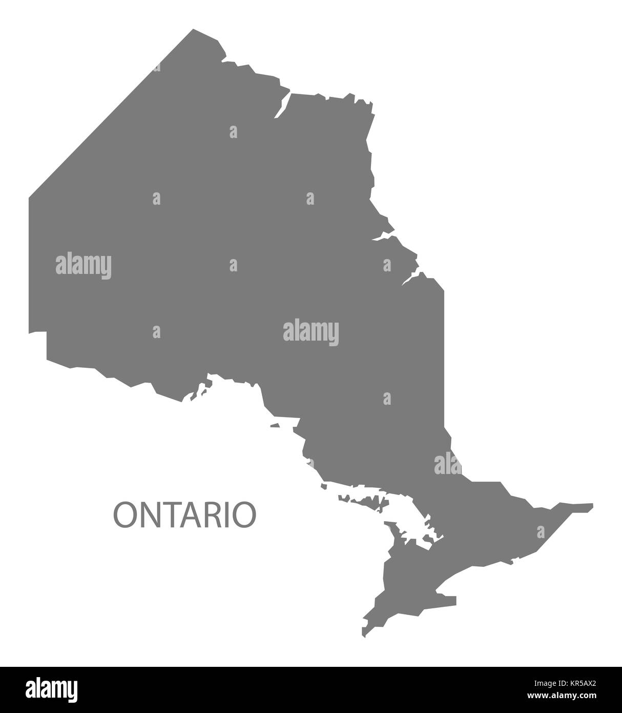 Ontario map vector fotografías e imágenes de alta resolución Alamy