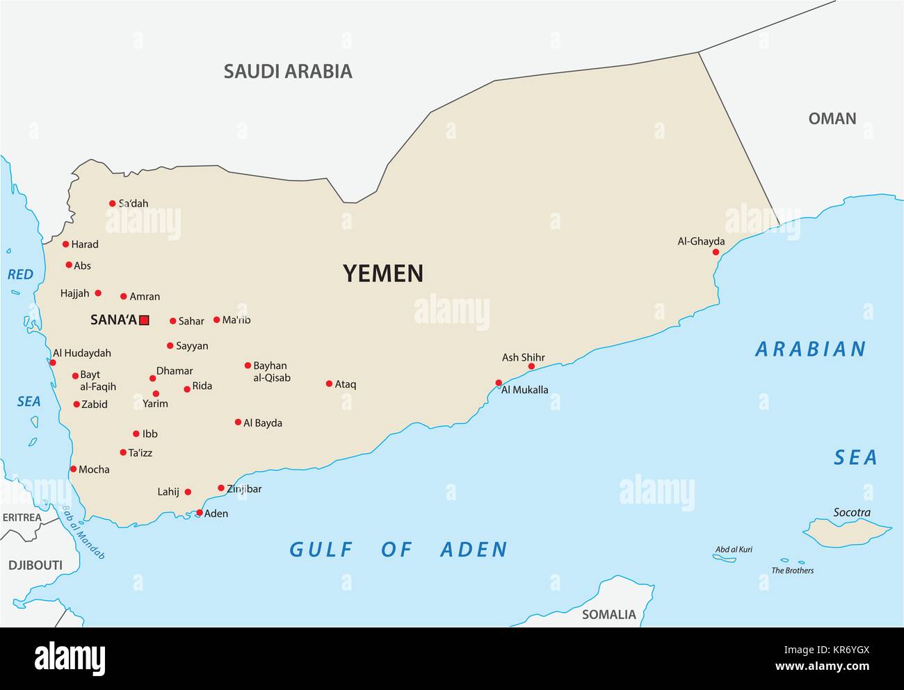 Yemen map fotografías e imágenes de alta resolución Alamy