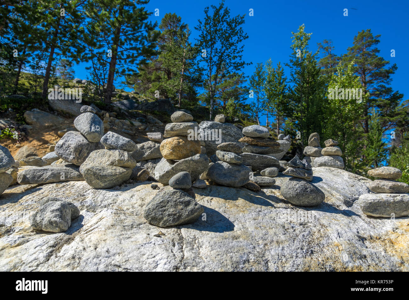 Steine im Gleichgewicht Foto de stock