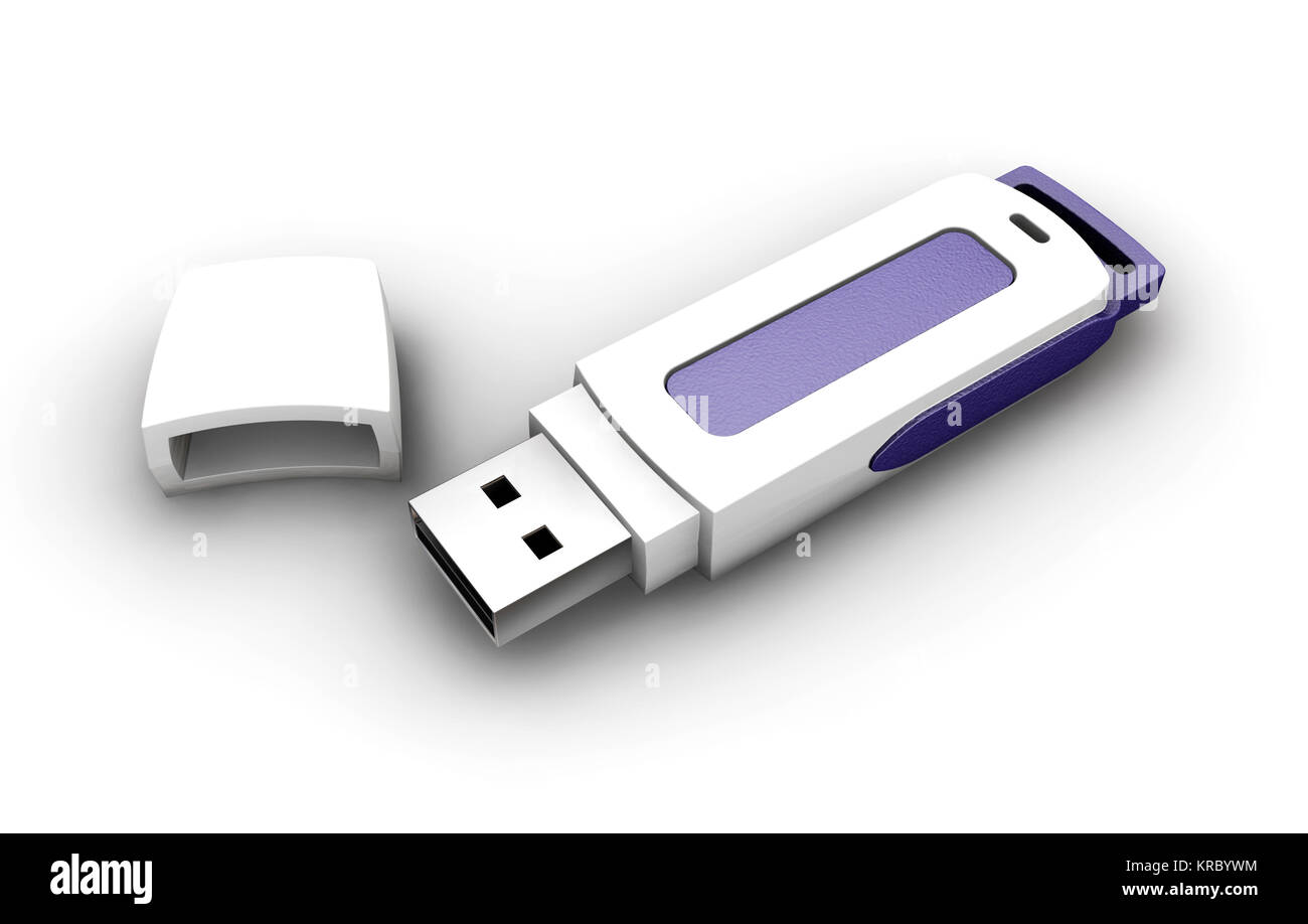 3D Render de un pen drive USB Fotografía de stock - Alamy