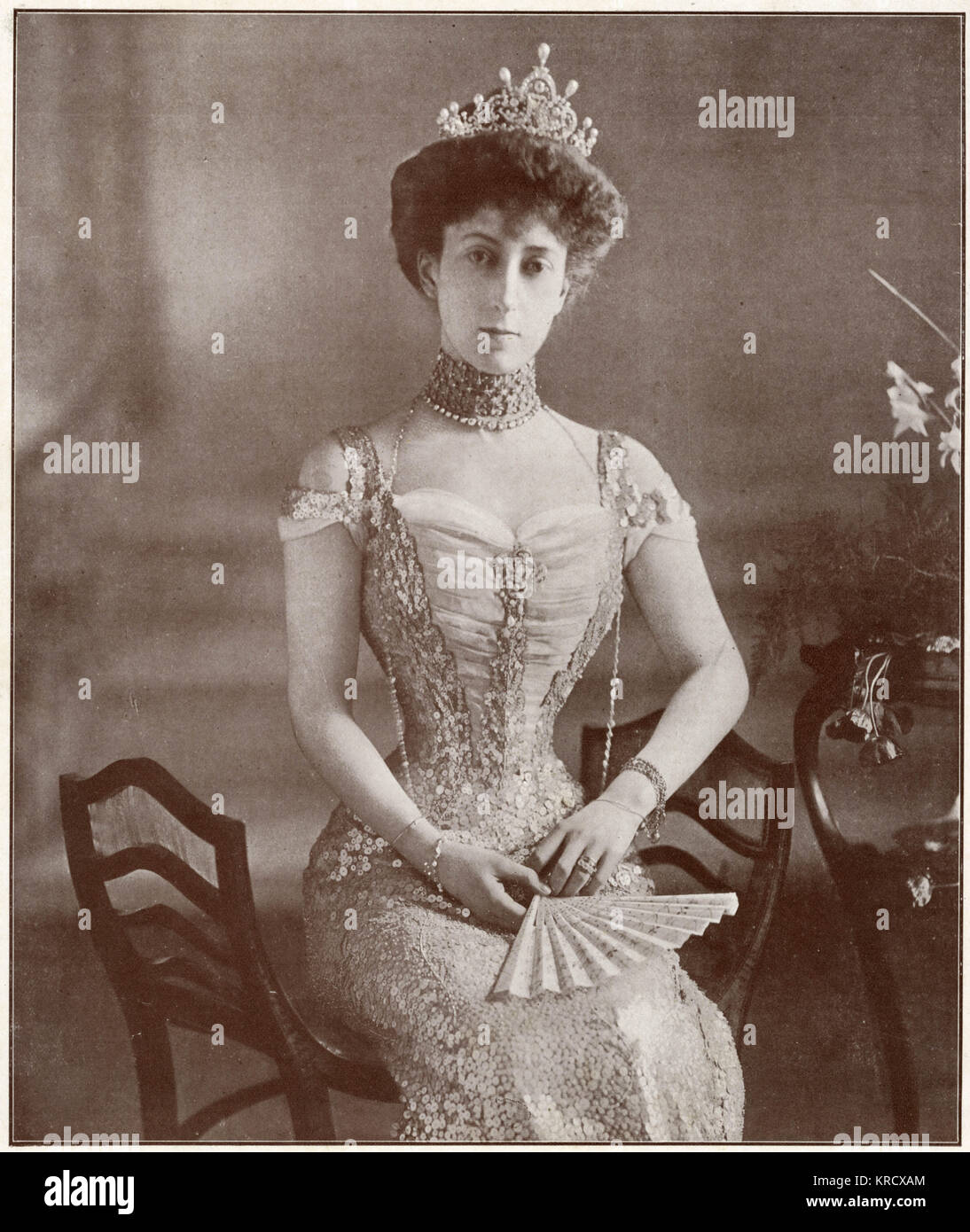 S.M. Reina Maud de Noruega Foto de stock