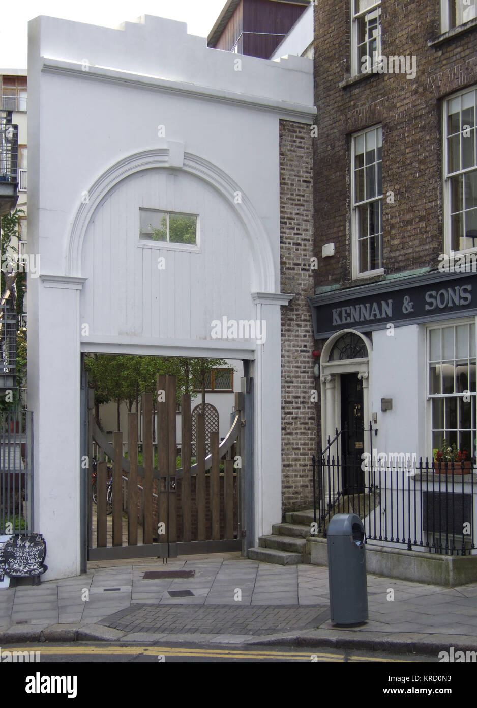El primer ministro del Mesías de Handel, Fishamble Street, Dublín Foto de stock