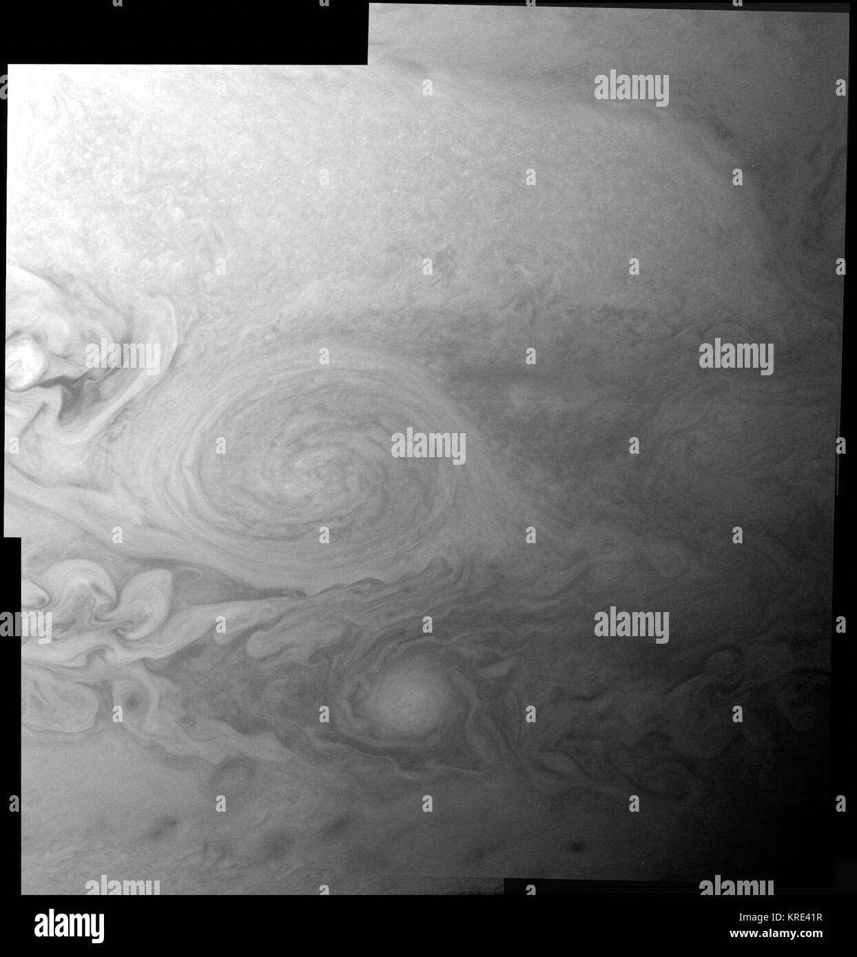 Júpiter poco mancha roja (Nuevos Horizontes) Foto de stock