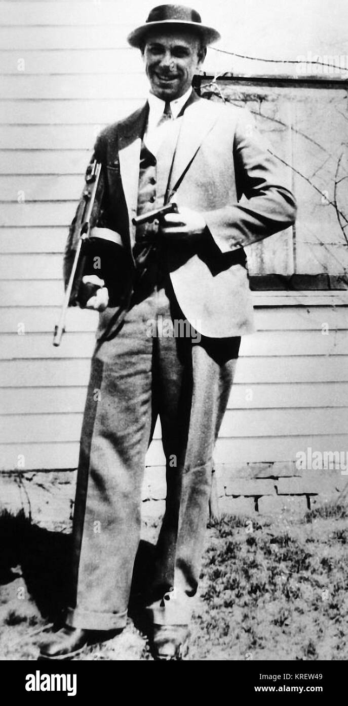 John Dillinger Foto de stock