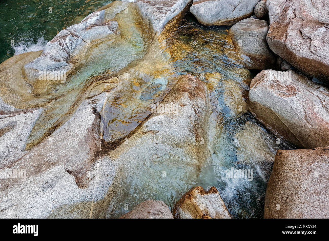 Coquihalla River en el Parque Provincial Coquihalla Canyon, cerca de esperanza, British Columbia, Canadá. Foto de stock