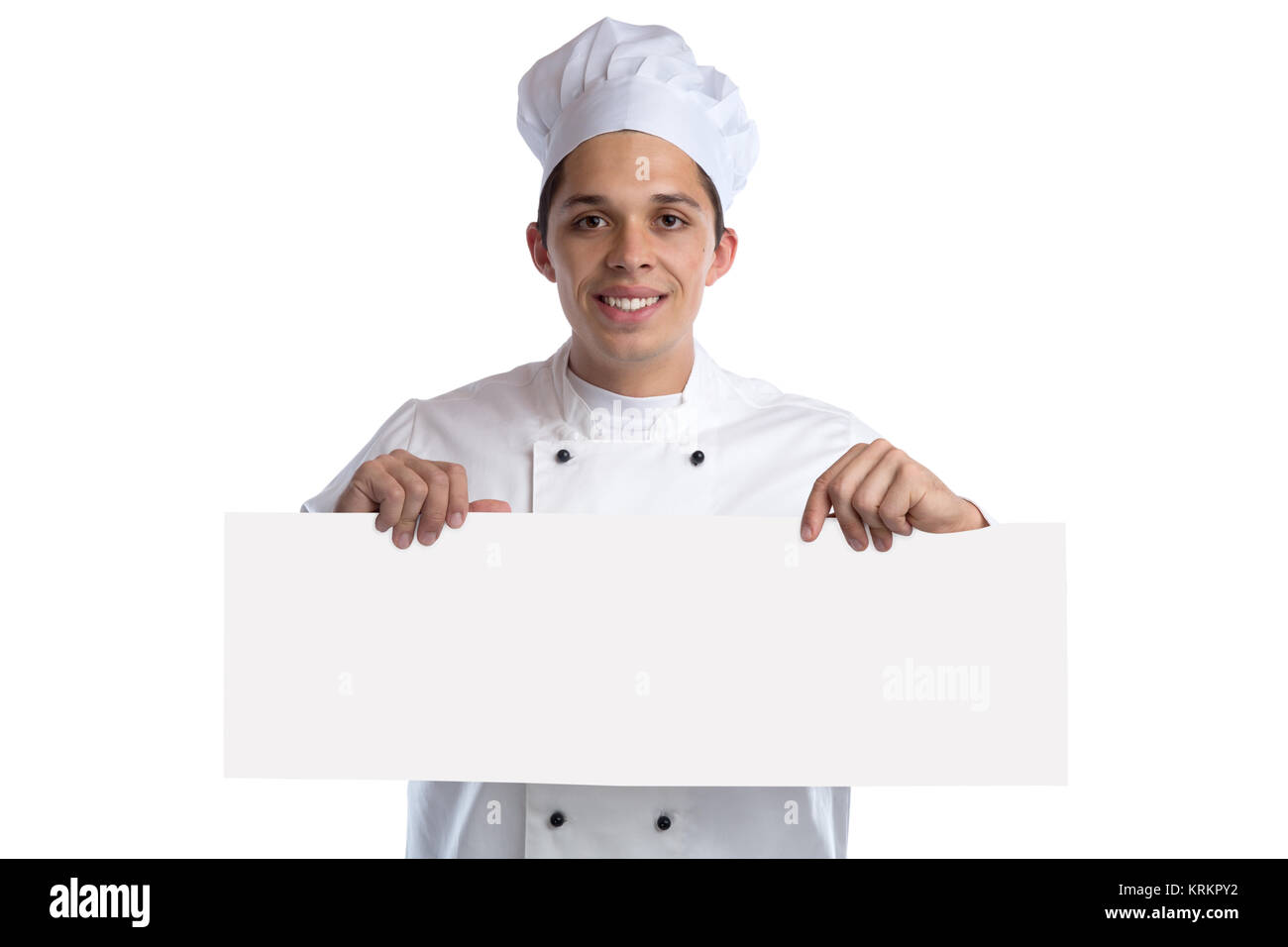 Comer comida cocinar placard con copia espacio vacío copyspace cortar Foto de stock
