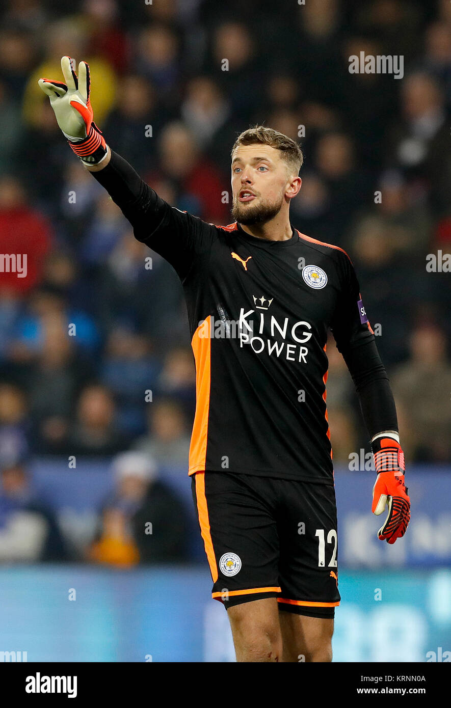 El Leicester City portero Ben Hamer durante el carabao en cuartos de ... El Leicester City portero Ben Hamer durante el carabao en cuartos de ...
