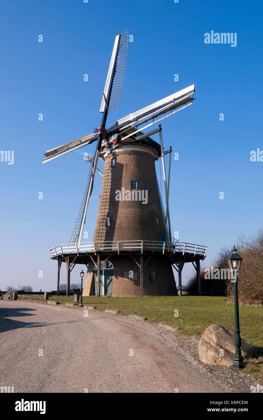 El hollandsche molino cerca neede Foto de stock